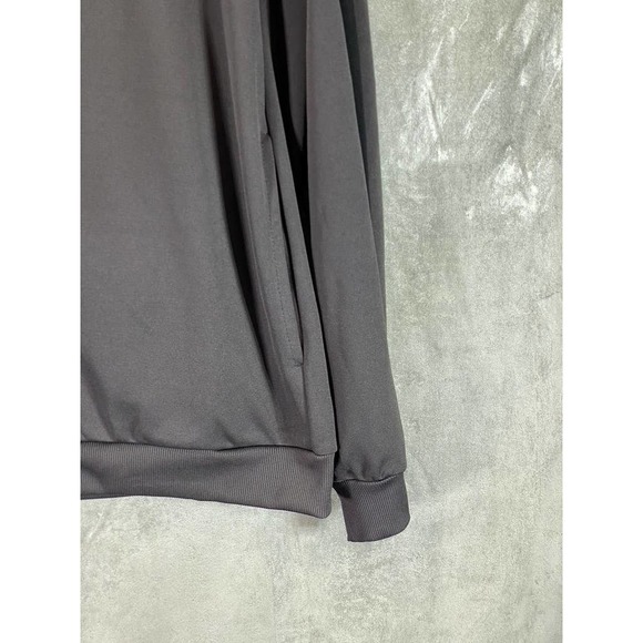 ID Ideology Men's Charcoal/Black Regular-Fit Moisture-Wicking Knit Jacket SZ L - Picture 6 of 12